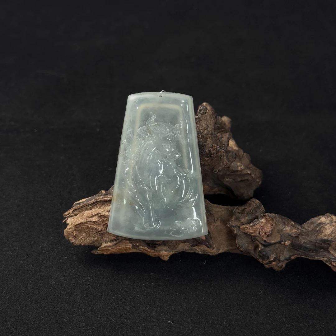【诚翠拍品第一百零六期午】翡翠87吊坠GBL3071