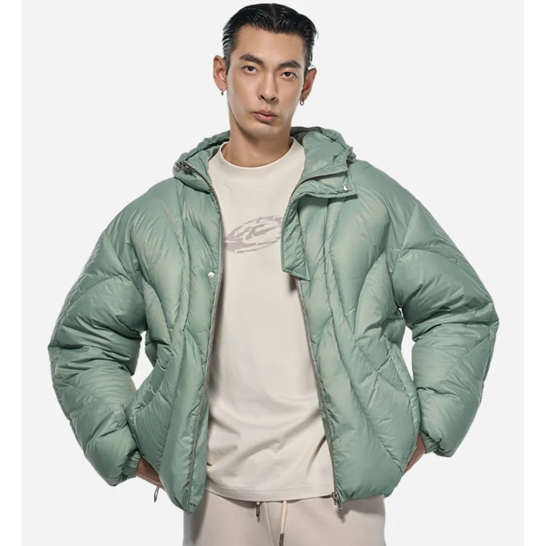 DJS210-OVE冬款时尚解构主义保暖舒适短款羽绒服