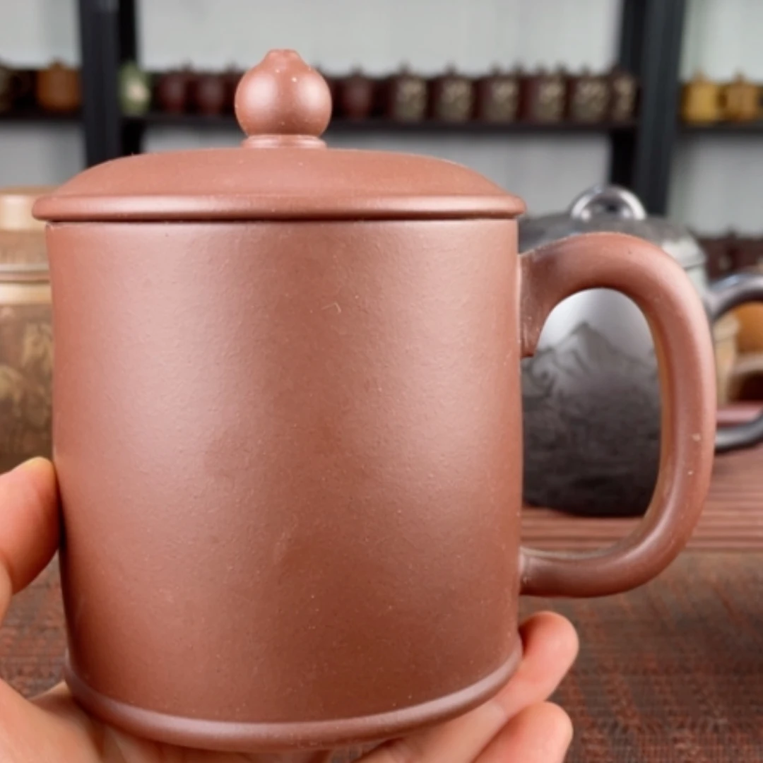 【闪购商品】茶杯紫砂宜兴原矿紫砂盖杯微瑕