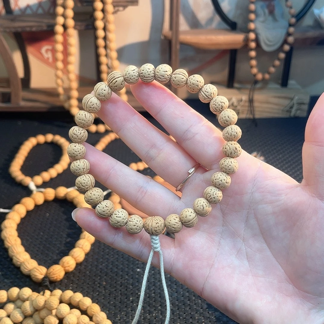 か***^9加野生桃核单圈手持