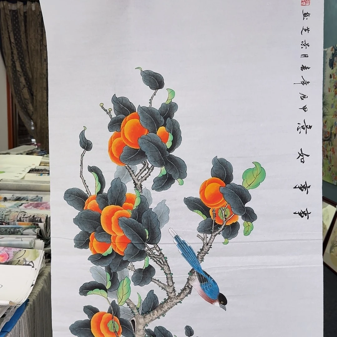纯手绘国画作品作品