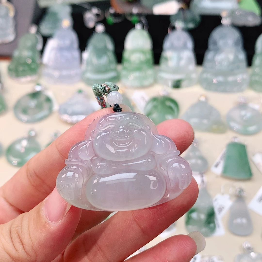 翡翠挂件未镶嵌佛公