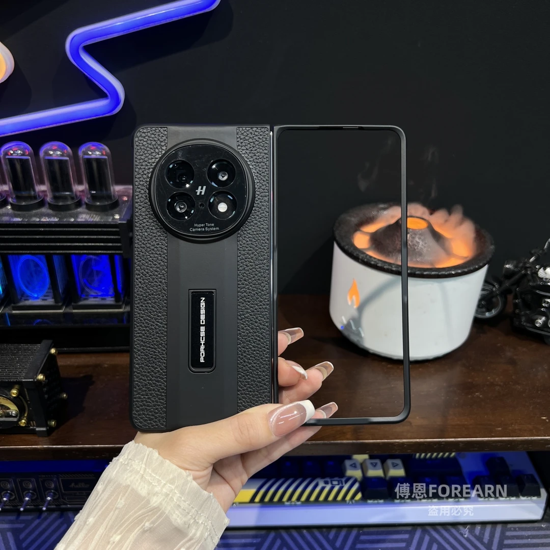 适用于oppofindn5手机壳findn5折叠屏n5支架保护套男女防摔超薄