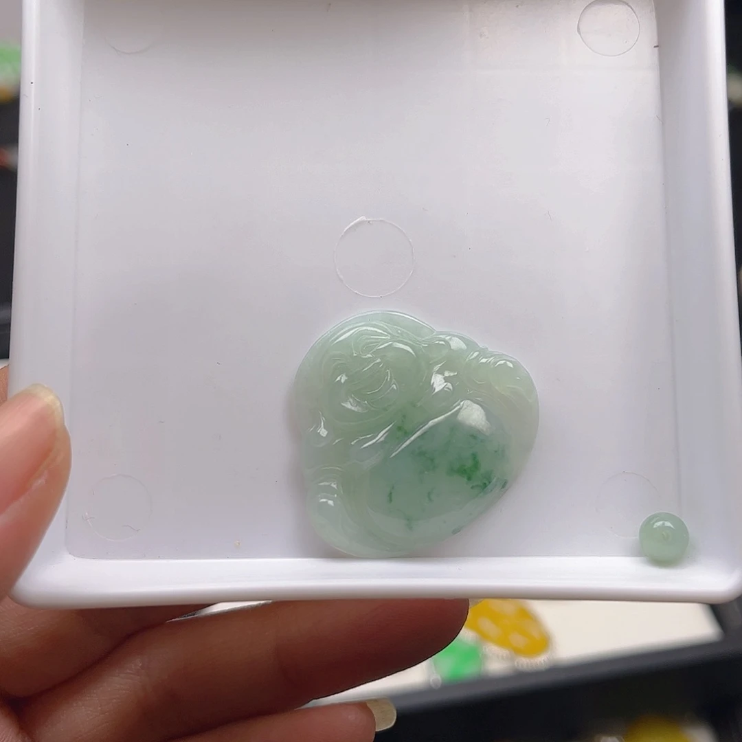 【闪购商品】翡翠颈饰未镶嵌锦***?吊坠