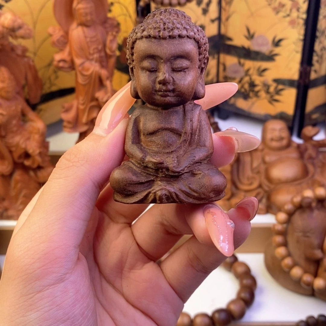 檀香木手串/手链供奉坐佛大瑕疵
