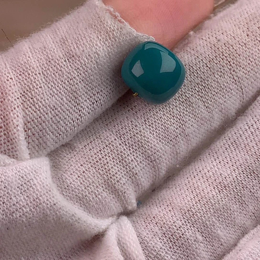 绿松石未镶嵌配饰蕊9.8*8.5