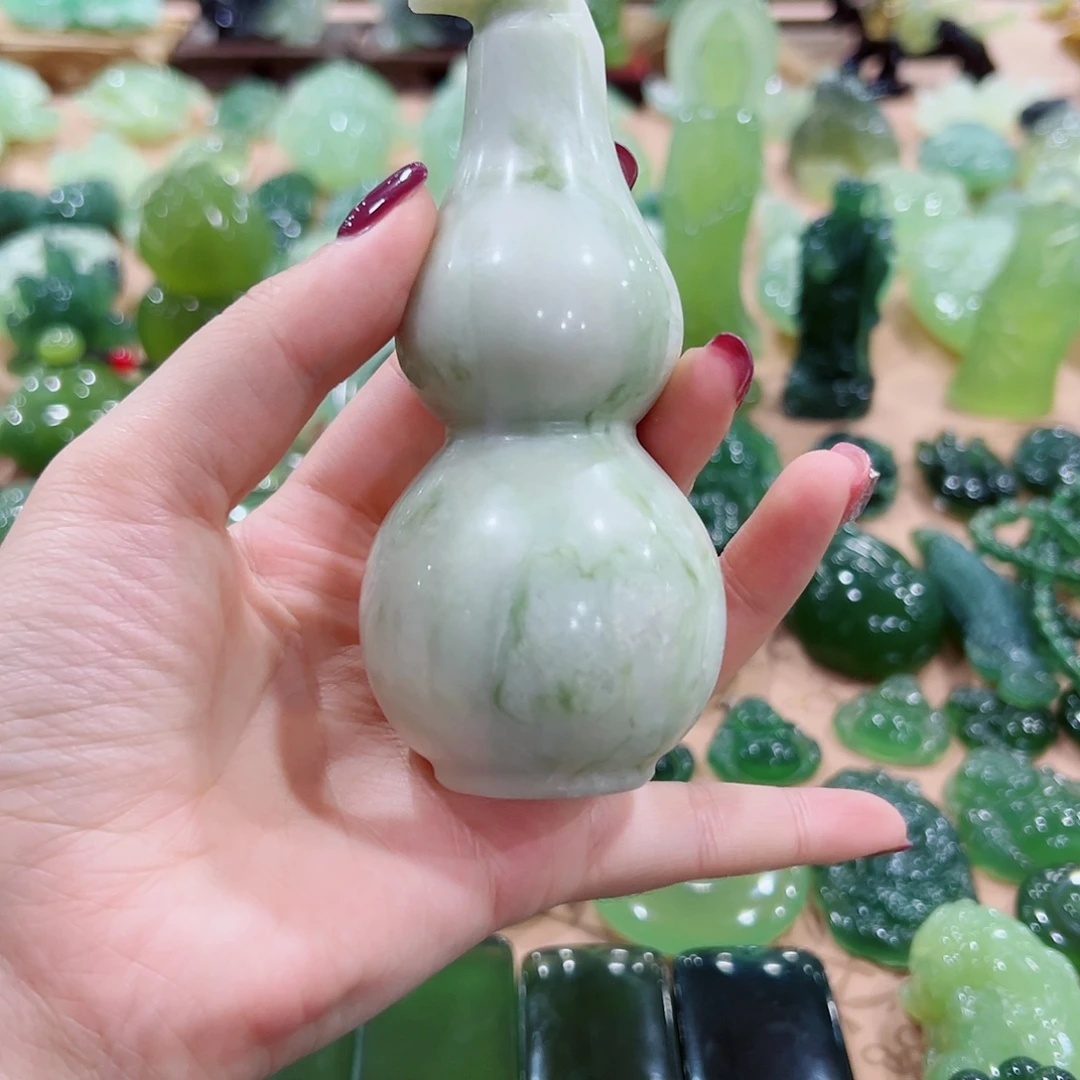 未镶嵌蛇纹石玉葫芦