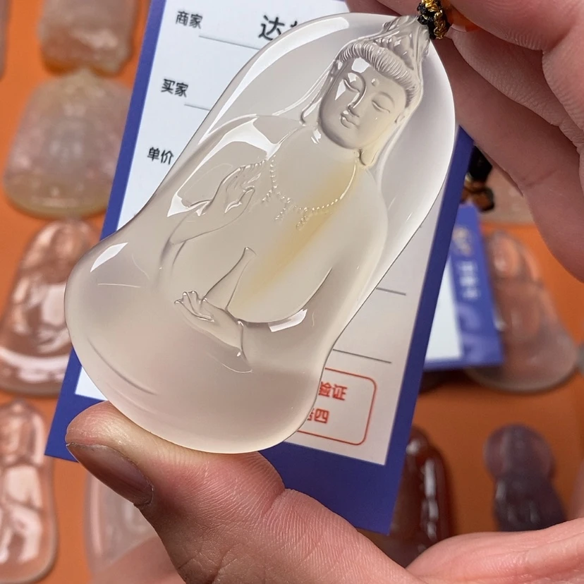 【闪购商品】玛瑙/玉髓颈饰未镶嵌一***楊