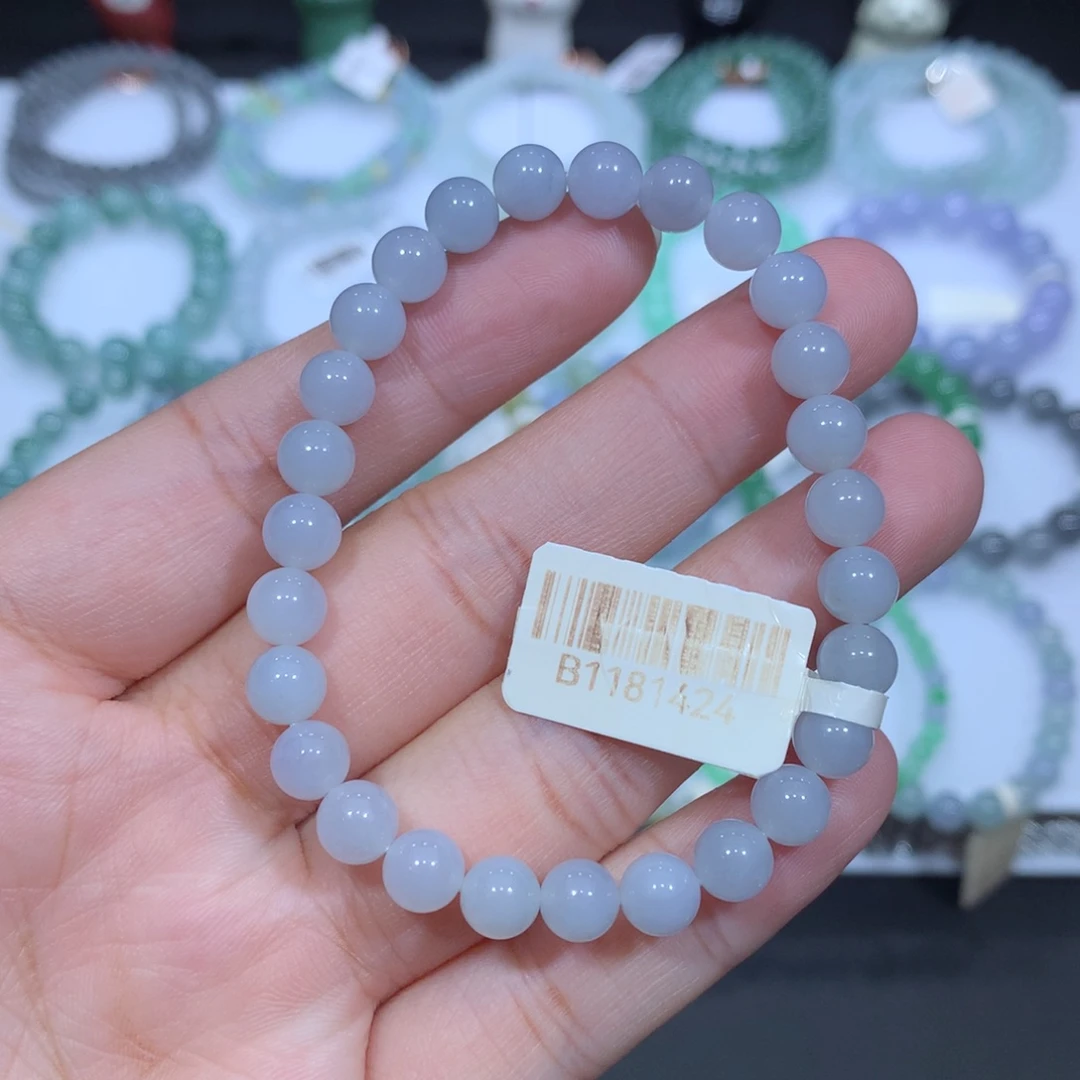 未镶嵌手串翡翠天然