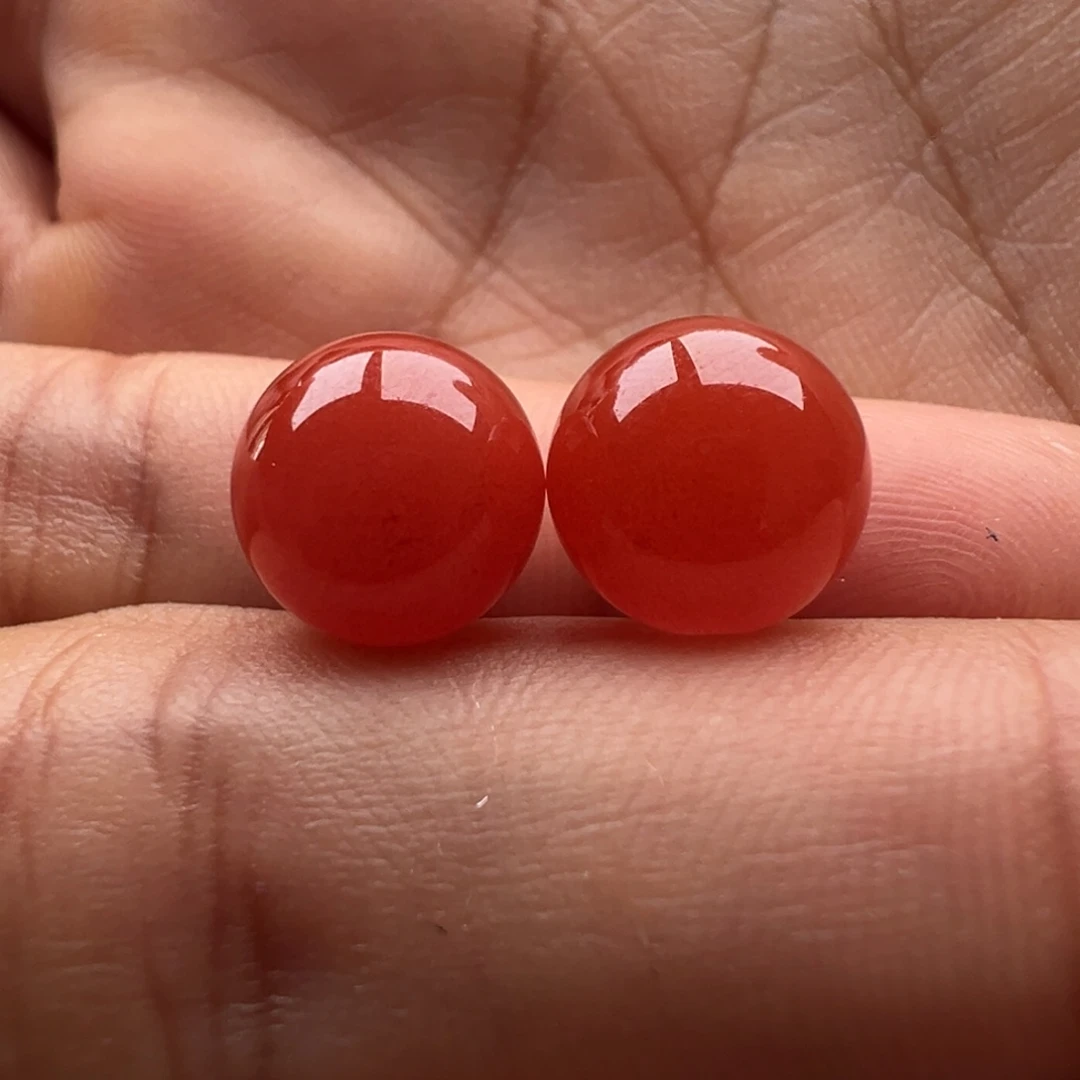 南红玛瑙未镶嵌圆珠9.7