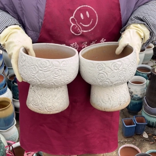 红陶口18高20瑕疵