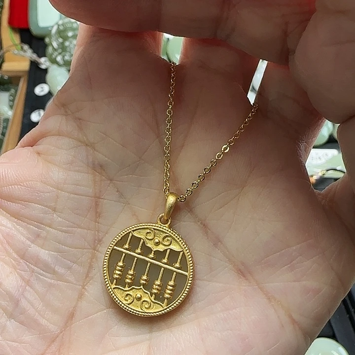 吊坠(赠链)银S925镶嵌和田玉