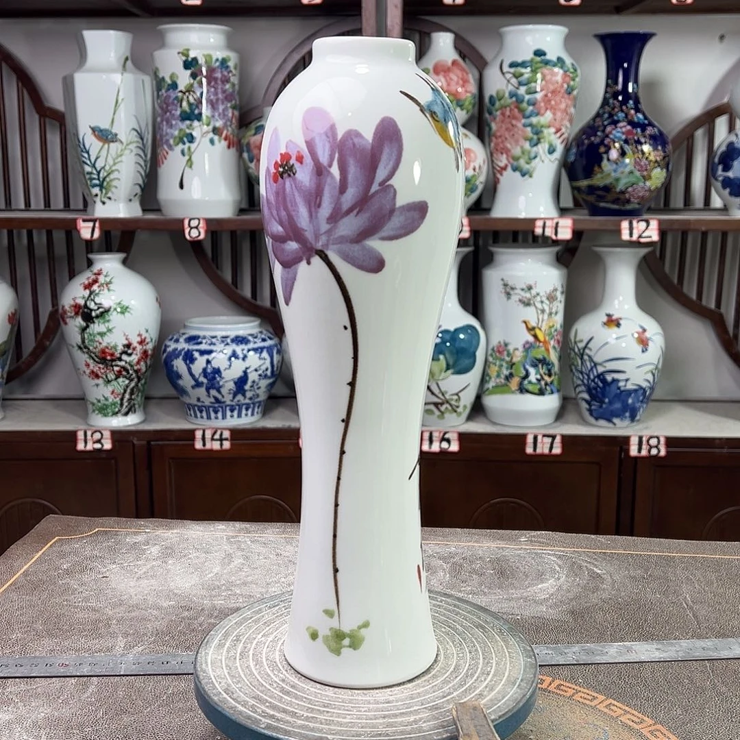 陶摆件景德镇陶瓷美鸟