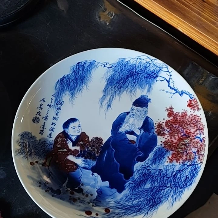 志***诚景德镇陶瓷茶具套装摆件花瓶