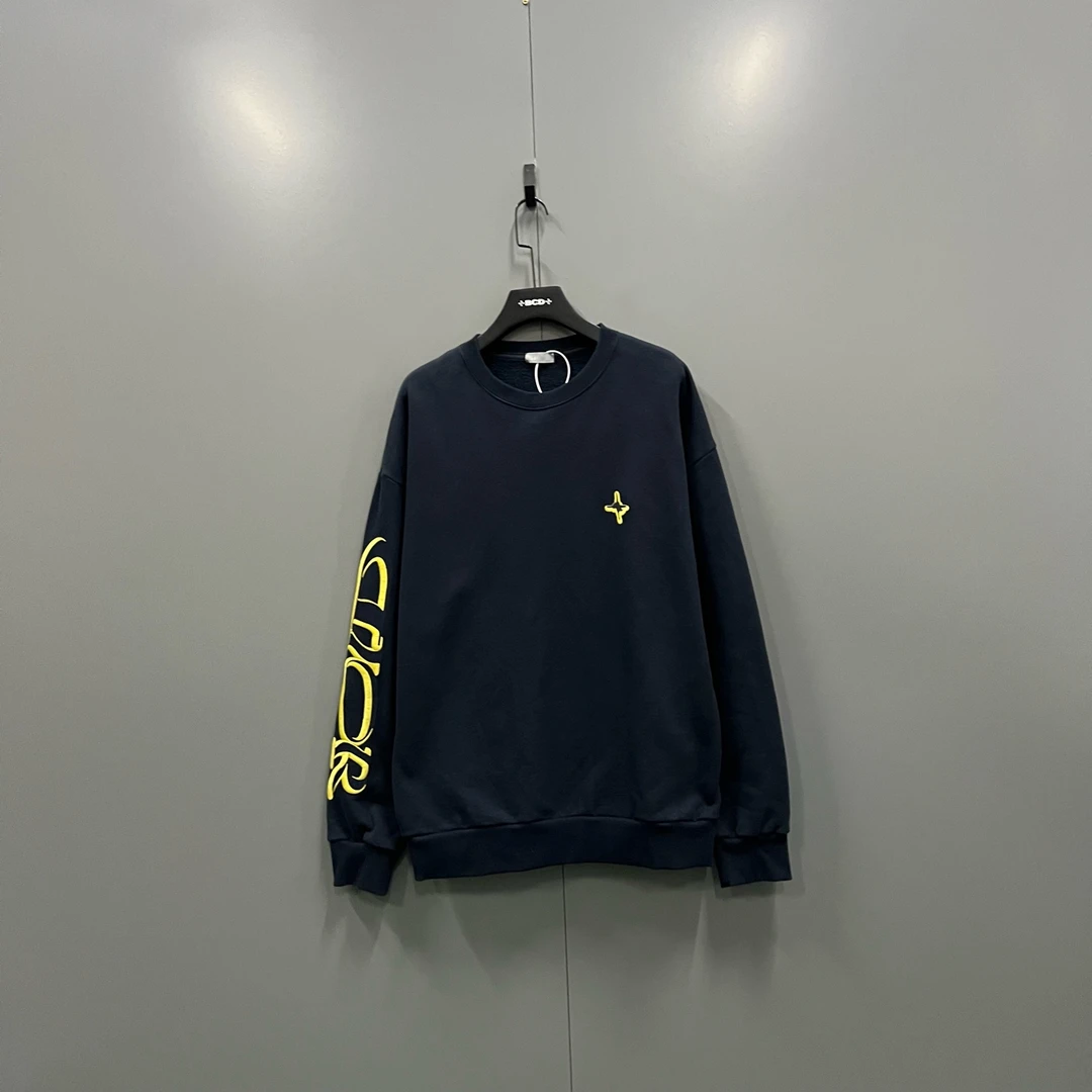 99新 DIOR/迪奥 h926  字母logo刺绣卫衣 L码 3019439
