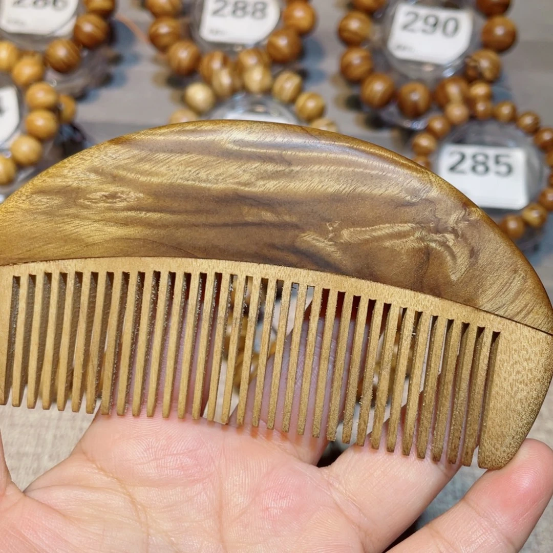 楠木（金丝楠）手串/手链半月梳