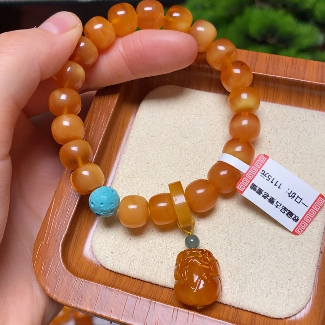 【闪购商品】手链蜜蜡未镶嵌手串