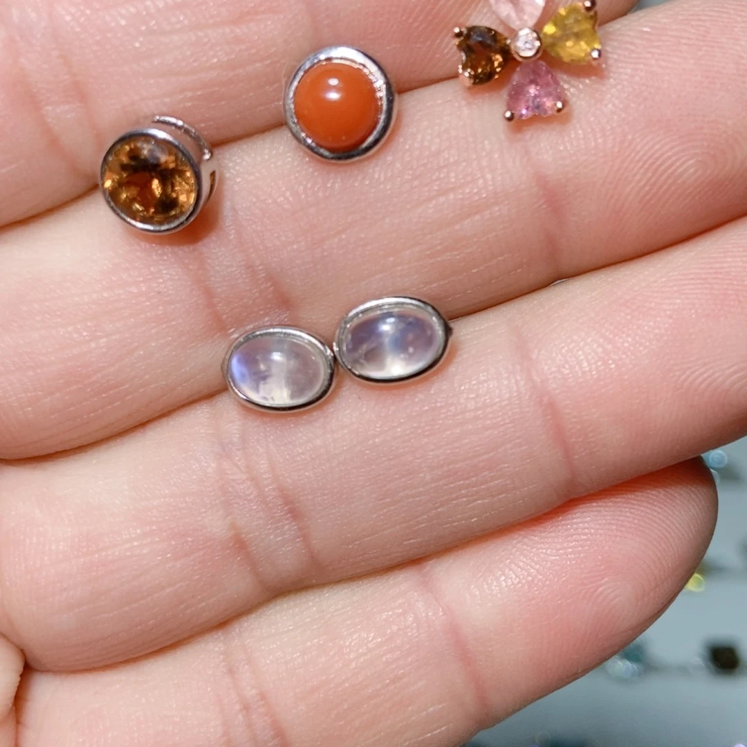 绿水晶戒指银S925镶嵌๑****名