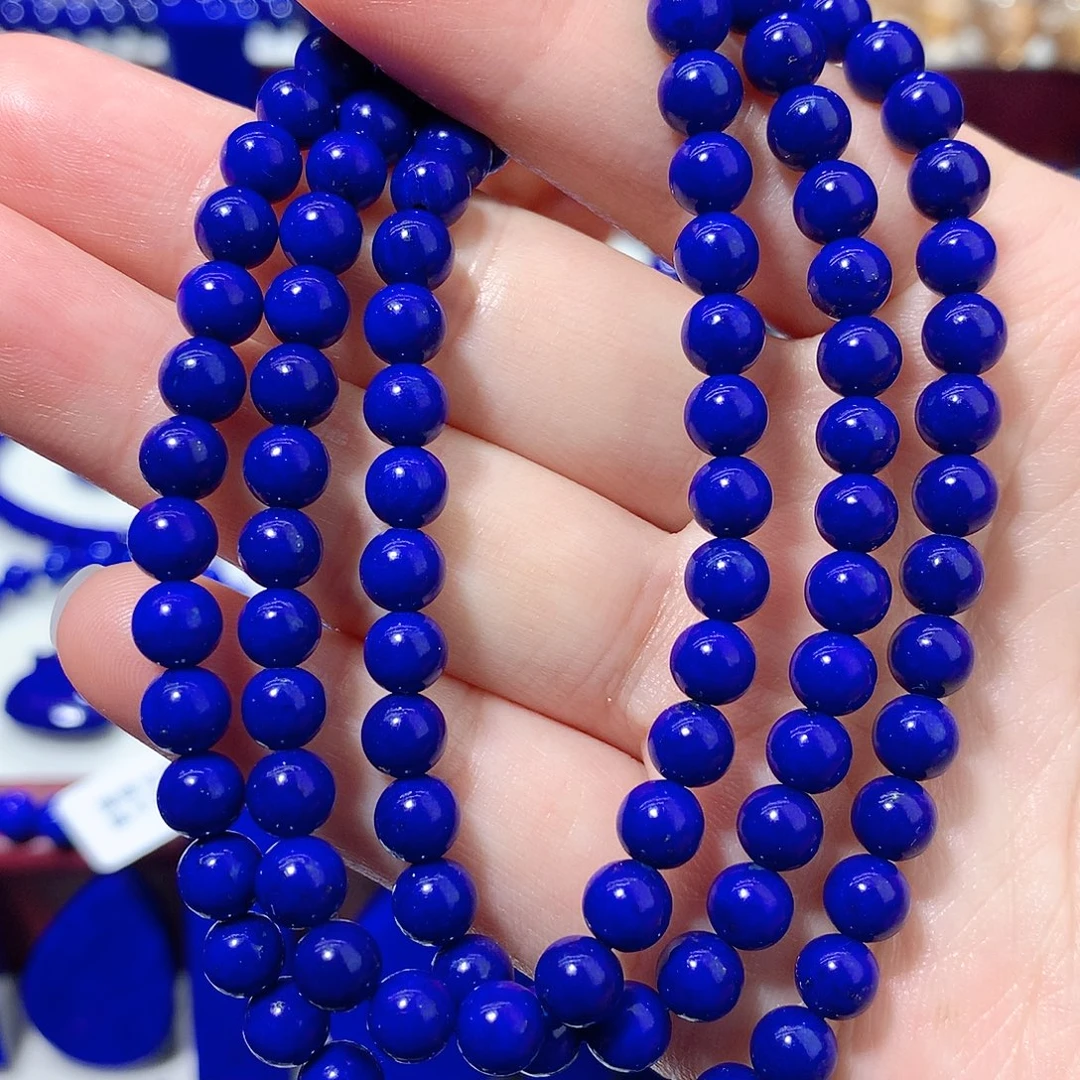 青金石未镶嵌5.8m108手链