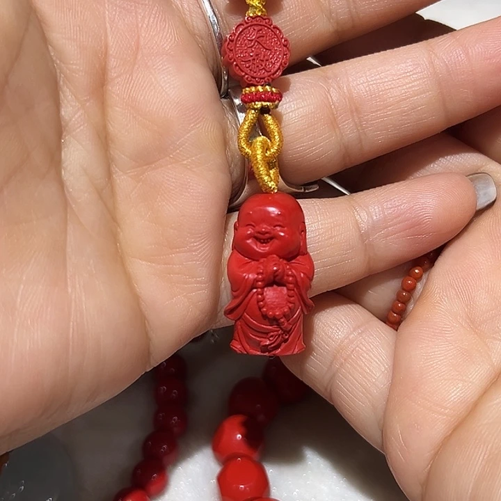 天然辰砂精工制作佛公