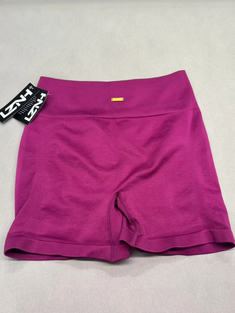 大码夏季瑜伽运动健身速干蜜桃三分裤