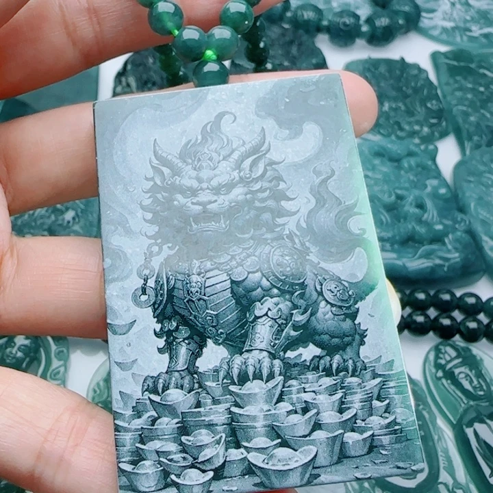 翡翠未镶嵌颈饰多样性发货天然A货翡翠