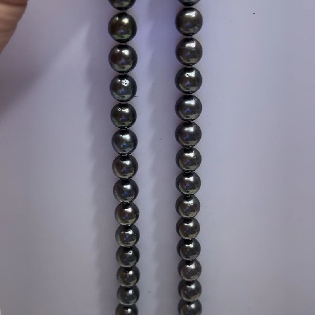 银S925镶嵌海水珍珠颈饰