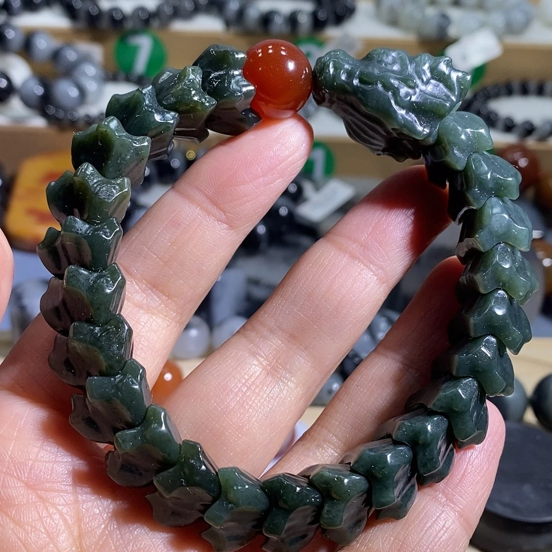 和田玉未镶嵌手链