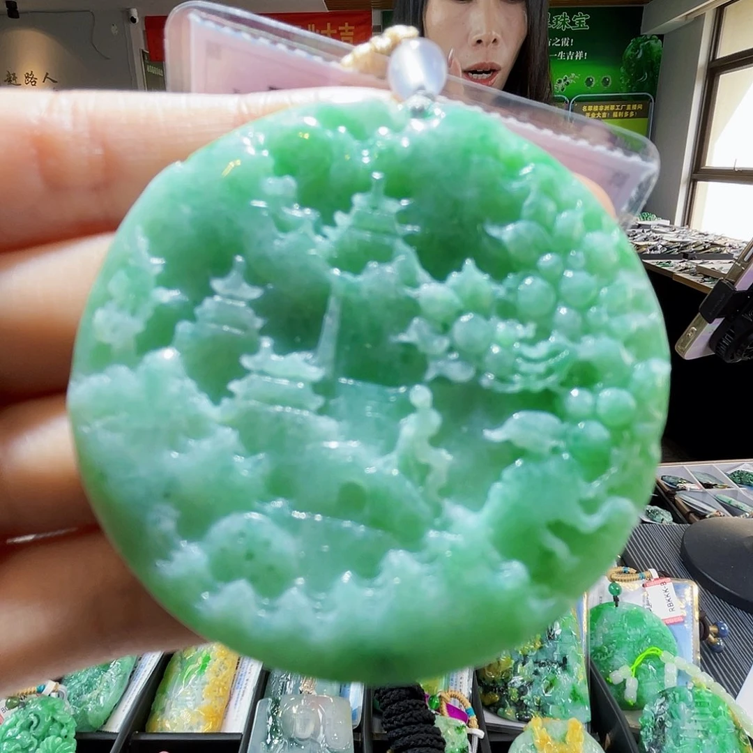 颈饰未镶嵌翡翠翡翠