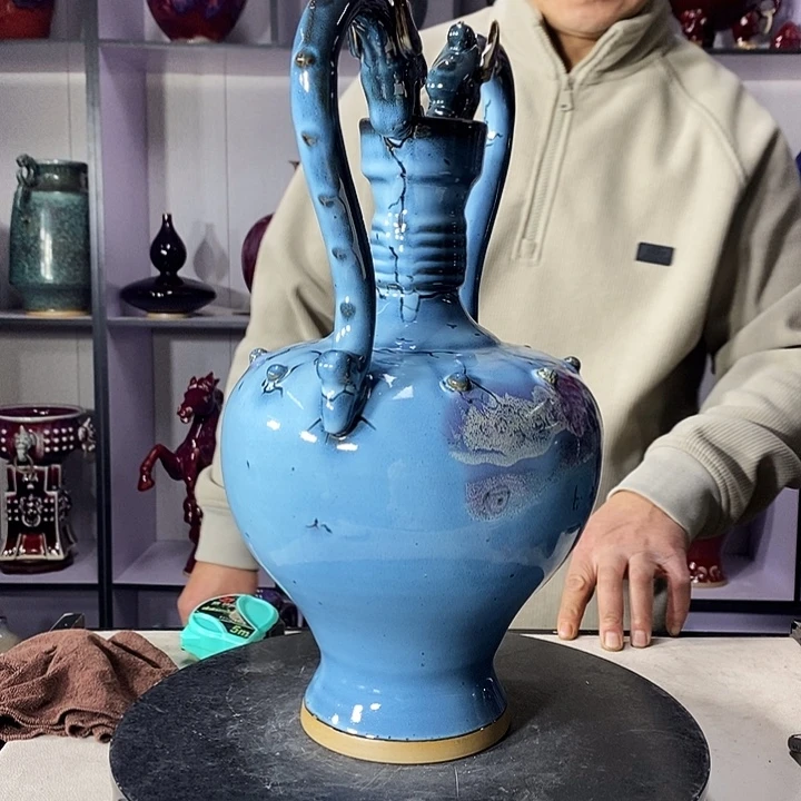 瓷片中国神垕精品钧瓷