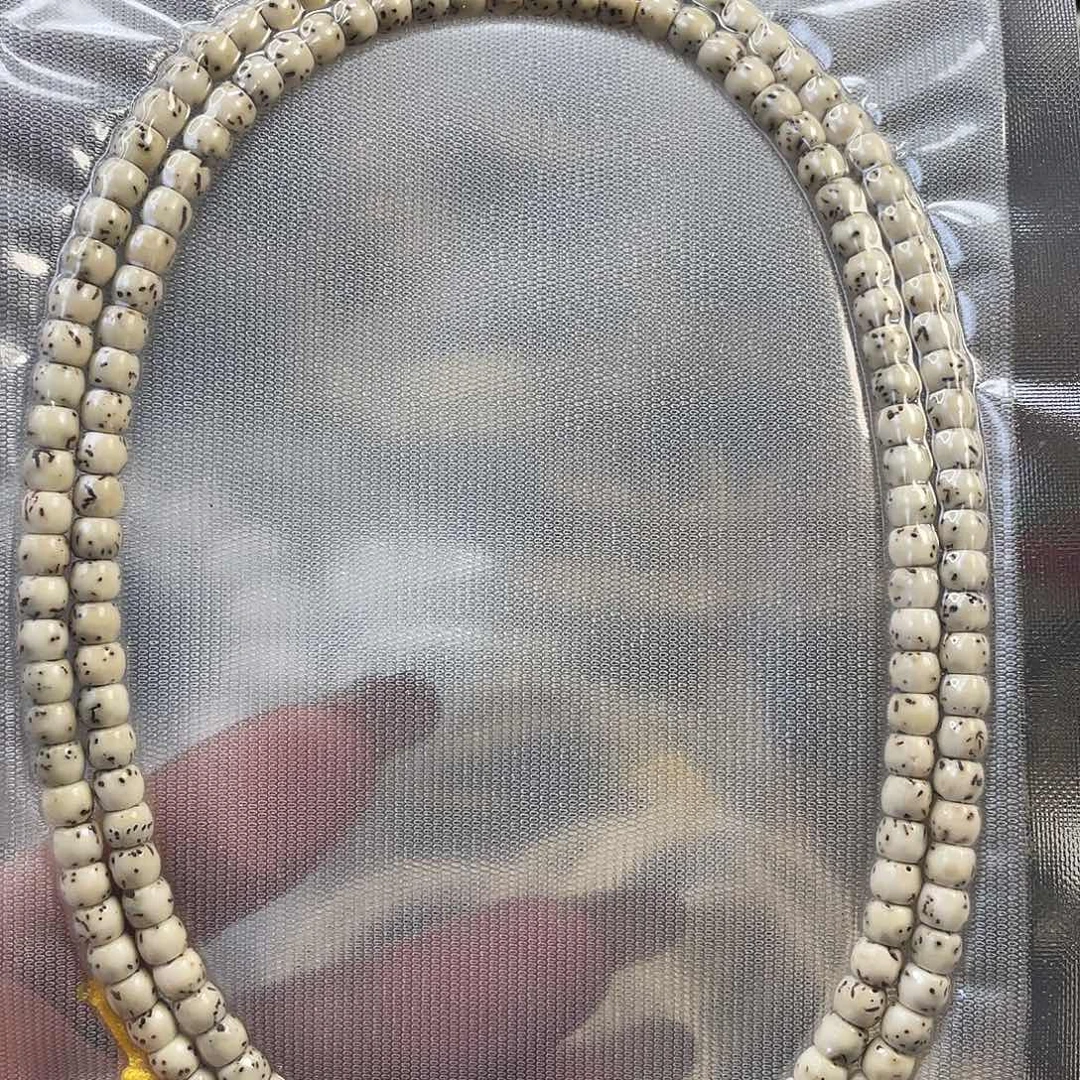 吊坠星月菩提石玉料骨瓷白直切福利款尺寸5