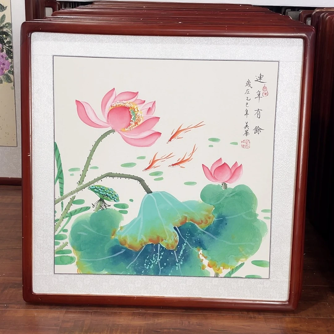 国画带框尺寸63*63厘米