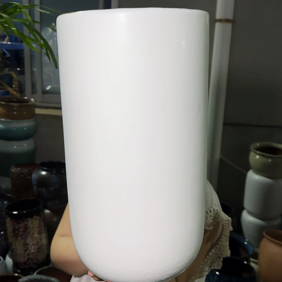 紫砂花盆高38口20