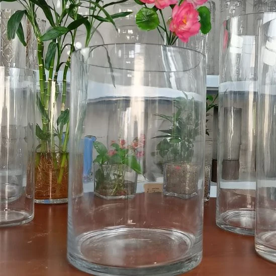 玻璃玻璃花瓶直筒高度30口径20➕