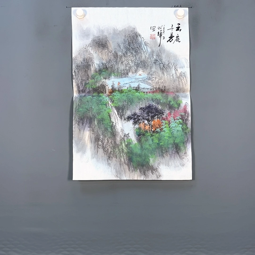 国画016 花鸟和蝴蝶都可以在