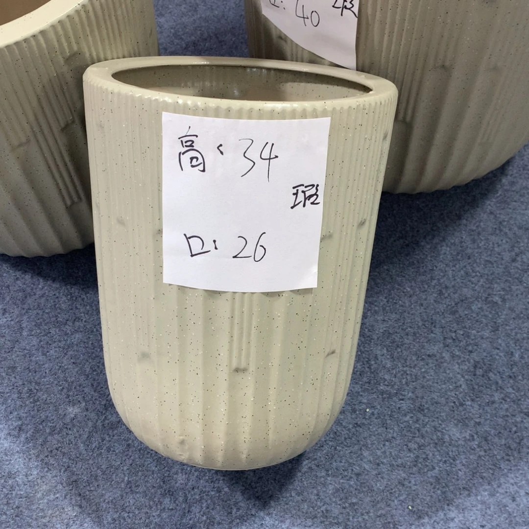 高温陶瓷花盆微瑕