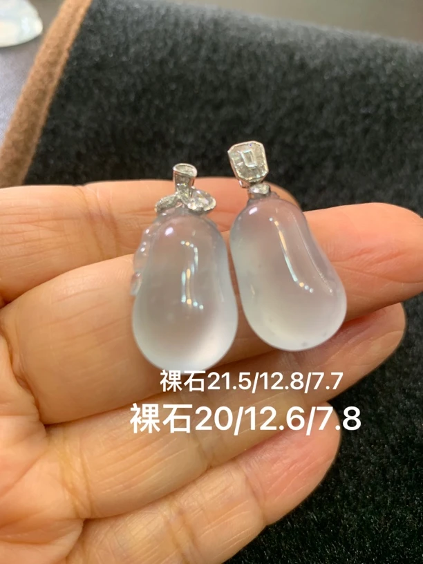 天然翡翠A货冰种福瓜-对佩戴美丽时尚多样性发一个
