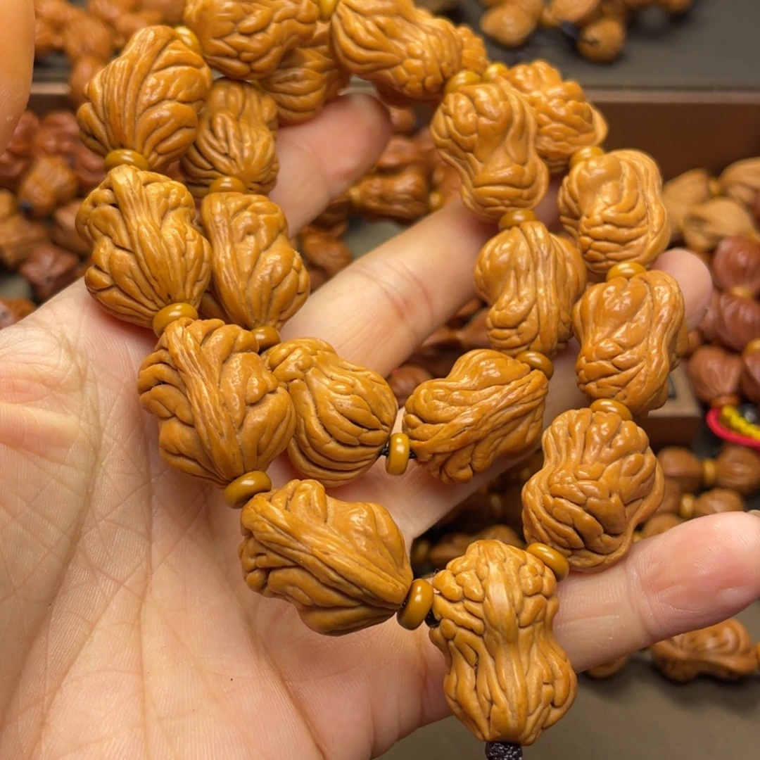 手串桃核龙纹桃核23