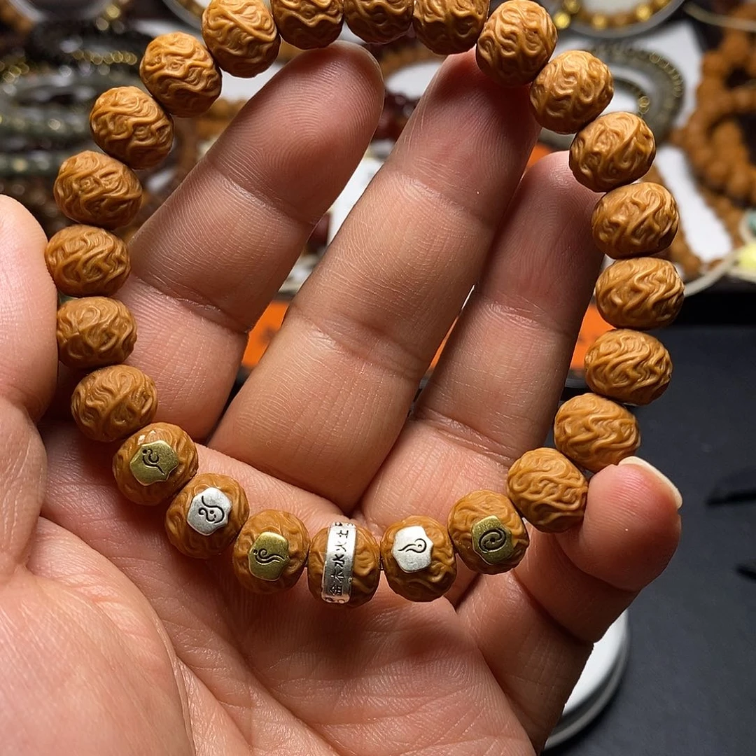 猴头核桃手串全品10-11六标玄虎沃金15号