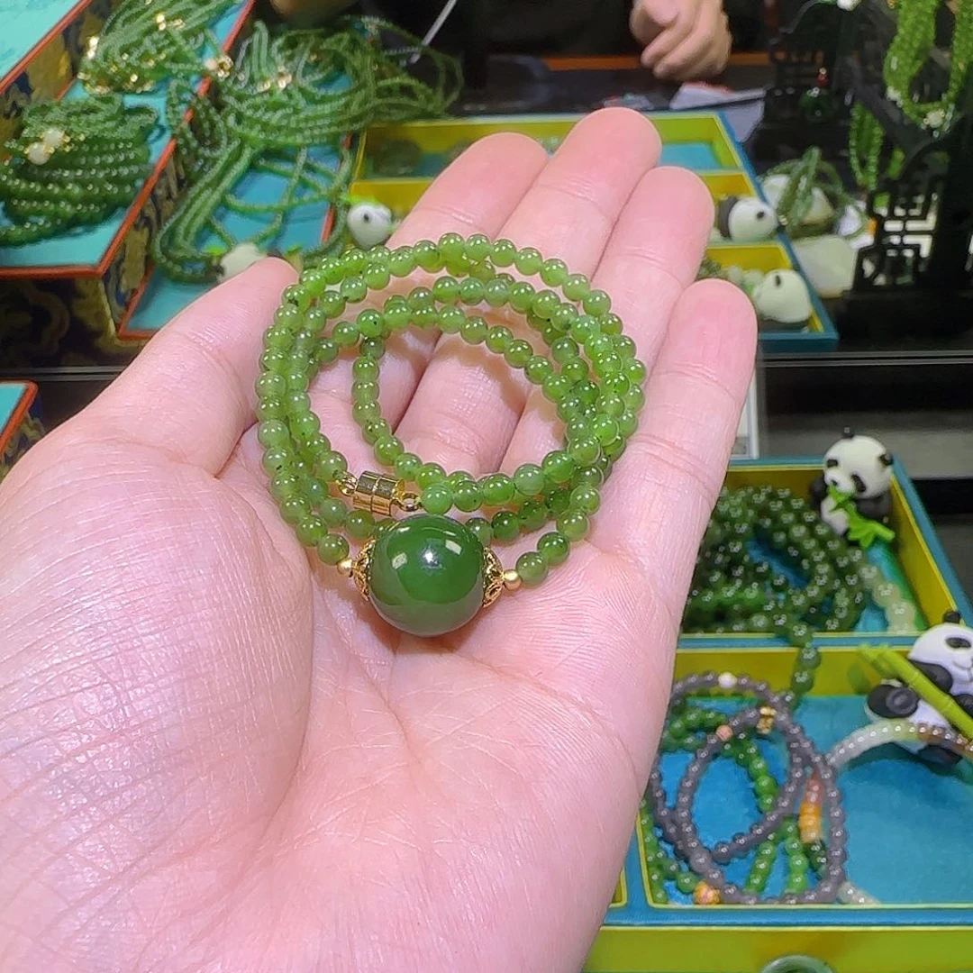 手串未镶嵌和田玉妈妈链