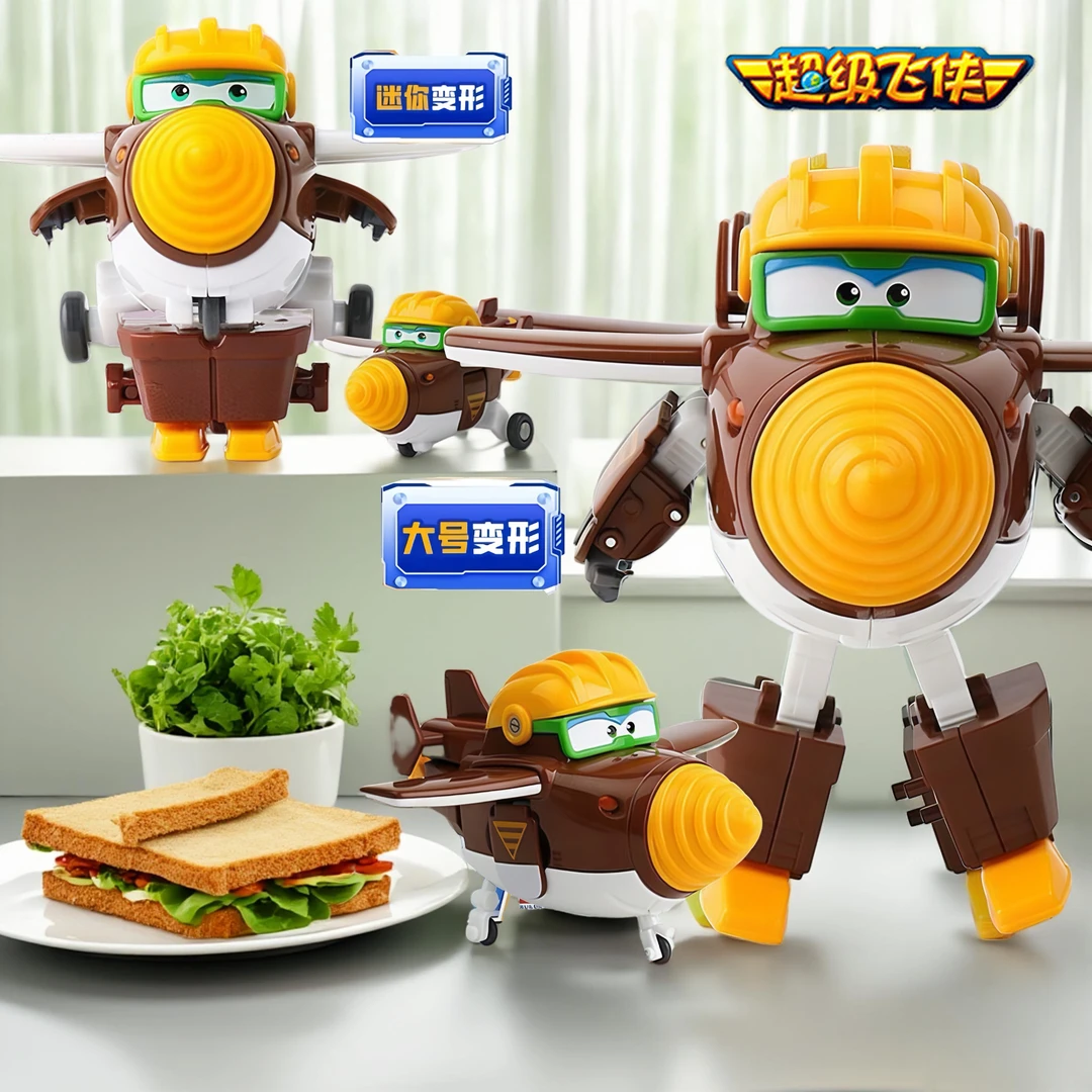 超级飞侠新款大号变形金刚卡尔叔叔大程大壮莎莎机器人玩具礼物