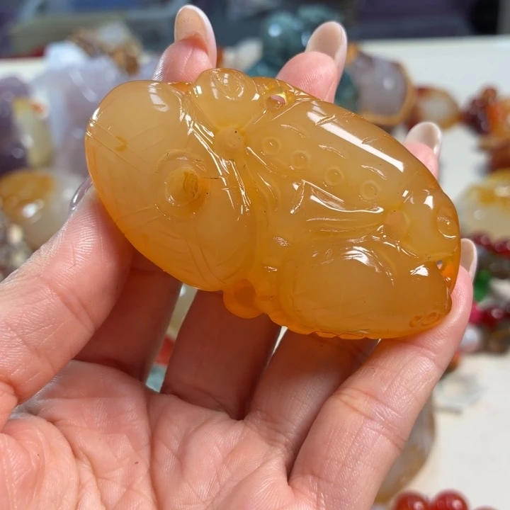 玛瑙/玉髓未镶嵌吊坠(不含链)