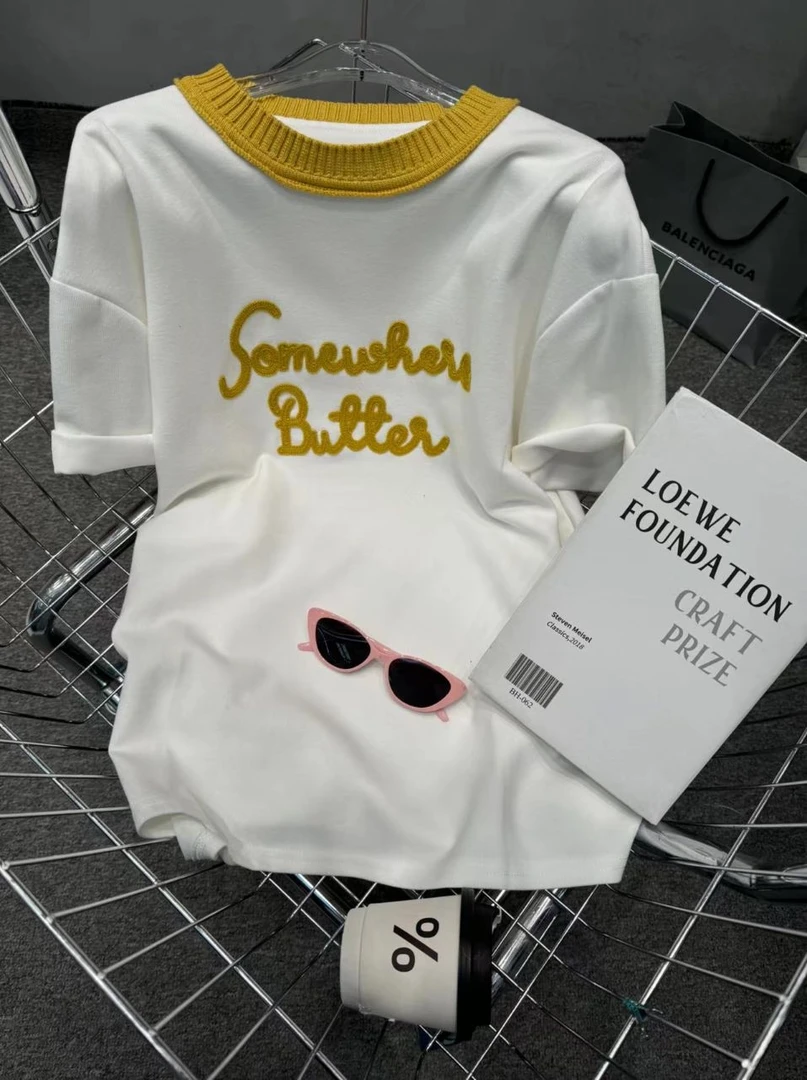 【T恤系列】木.山 拼色织衫领 韩版百秋冬款 休闲T恤衫