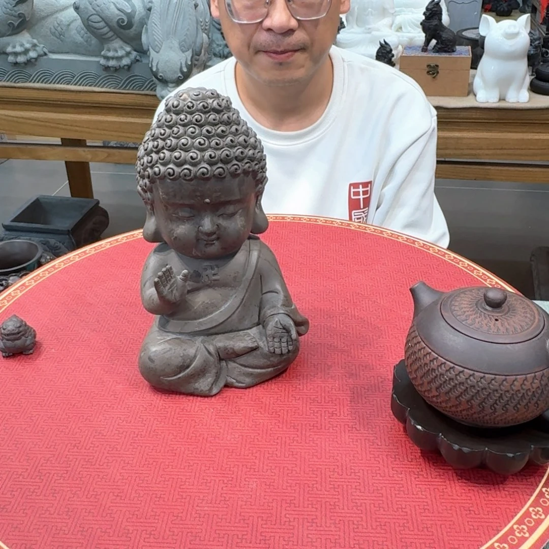 西安石晋錾石雕手工雕刻摆件