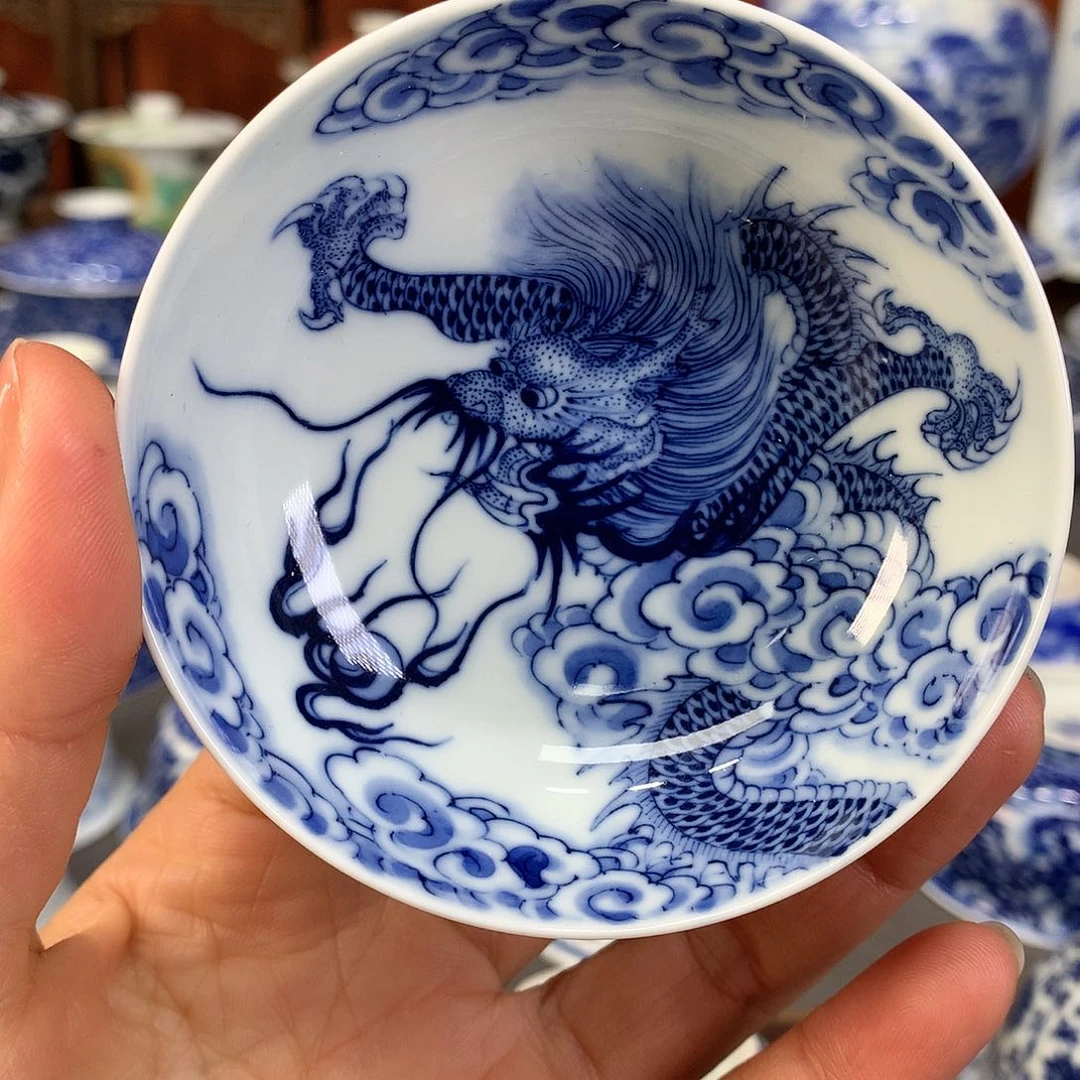 【闪购商品】瓷片景德镇陶瓷主人杯