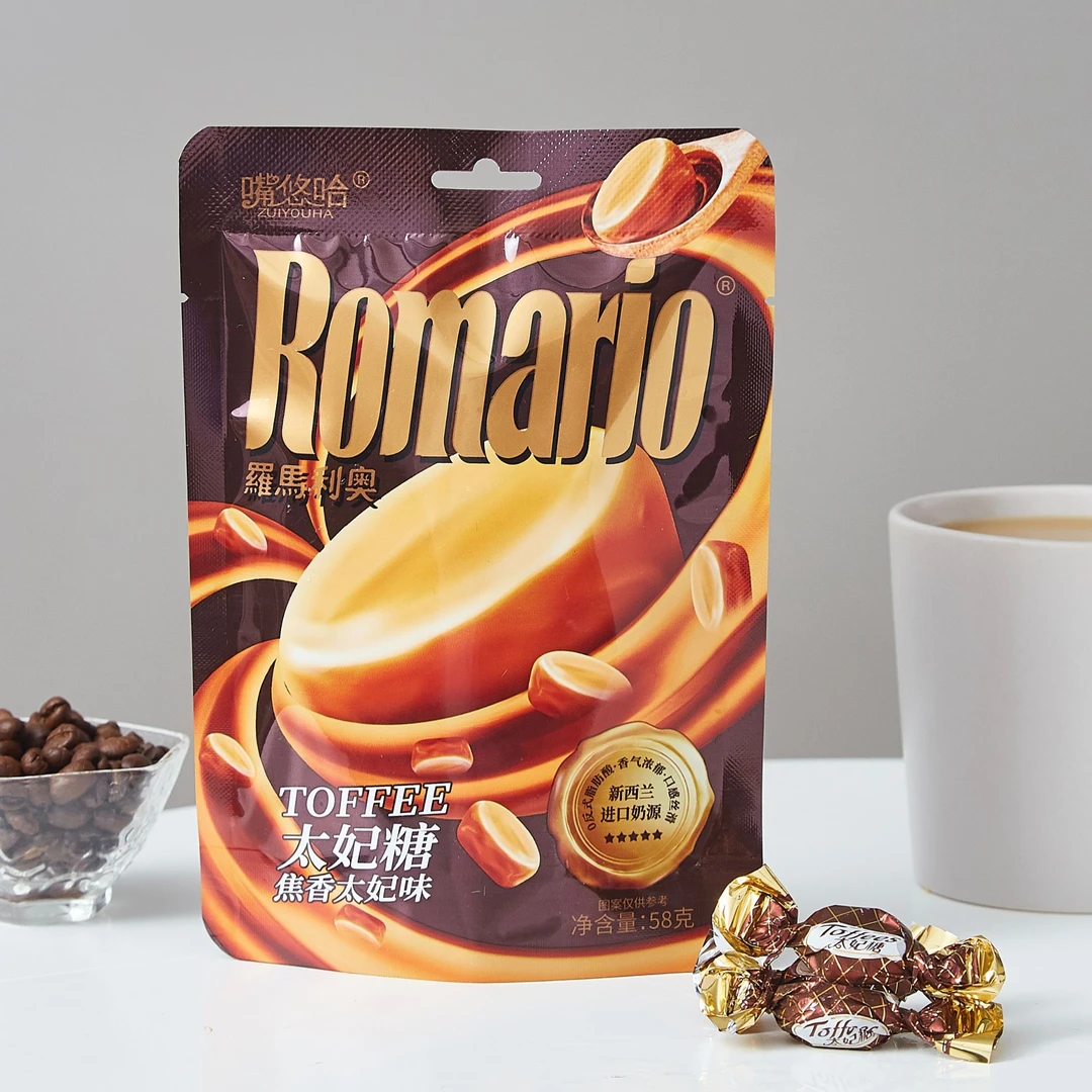 ROMARIO/罗马利奥 58g*3袋新西兰进口奶源焦香太妃味太妃糖