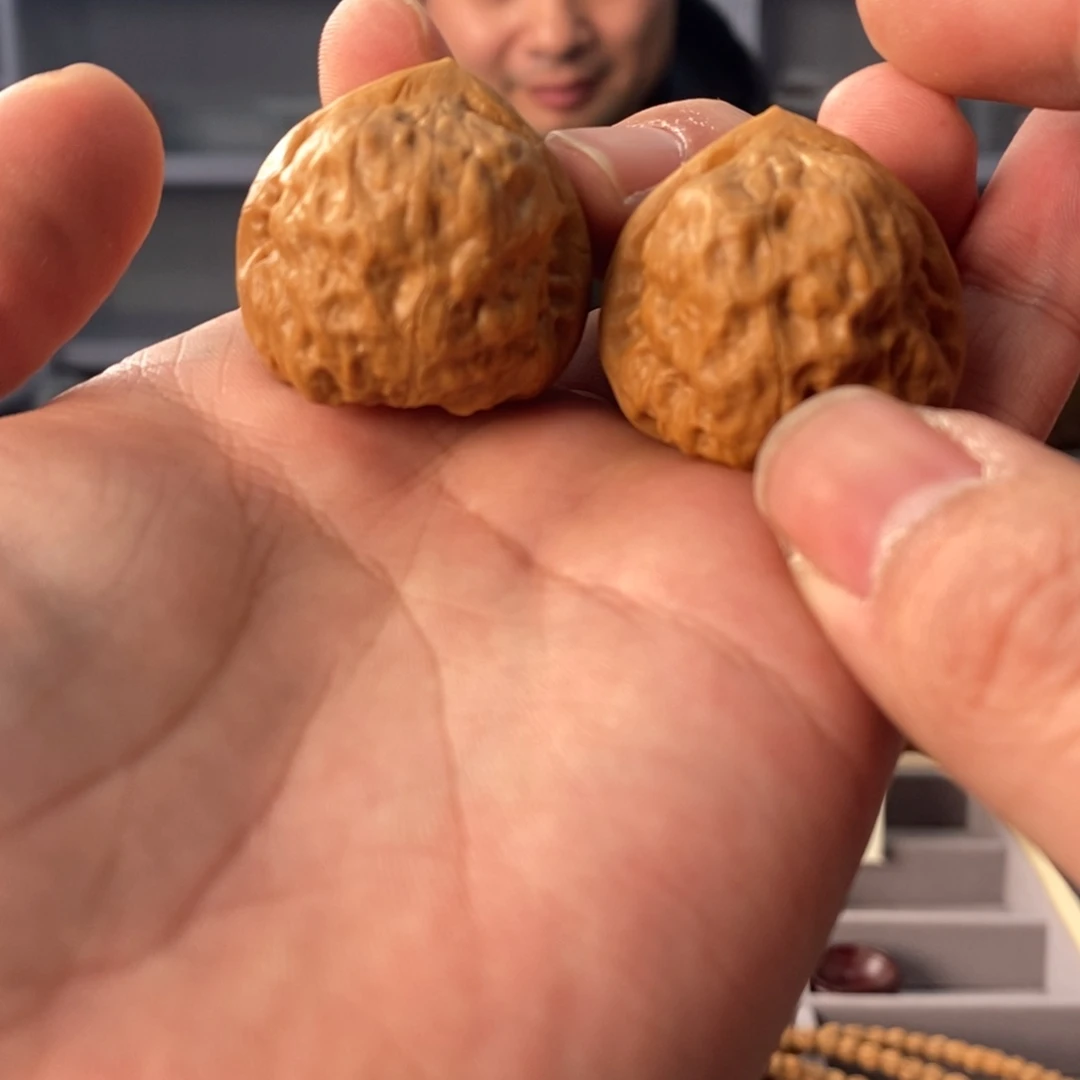 把件文玩核桃微修古蝉34