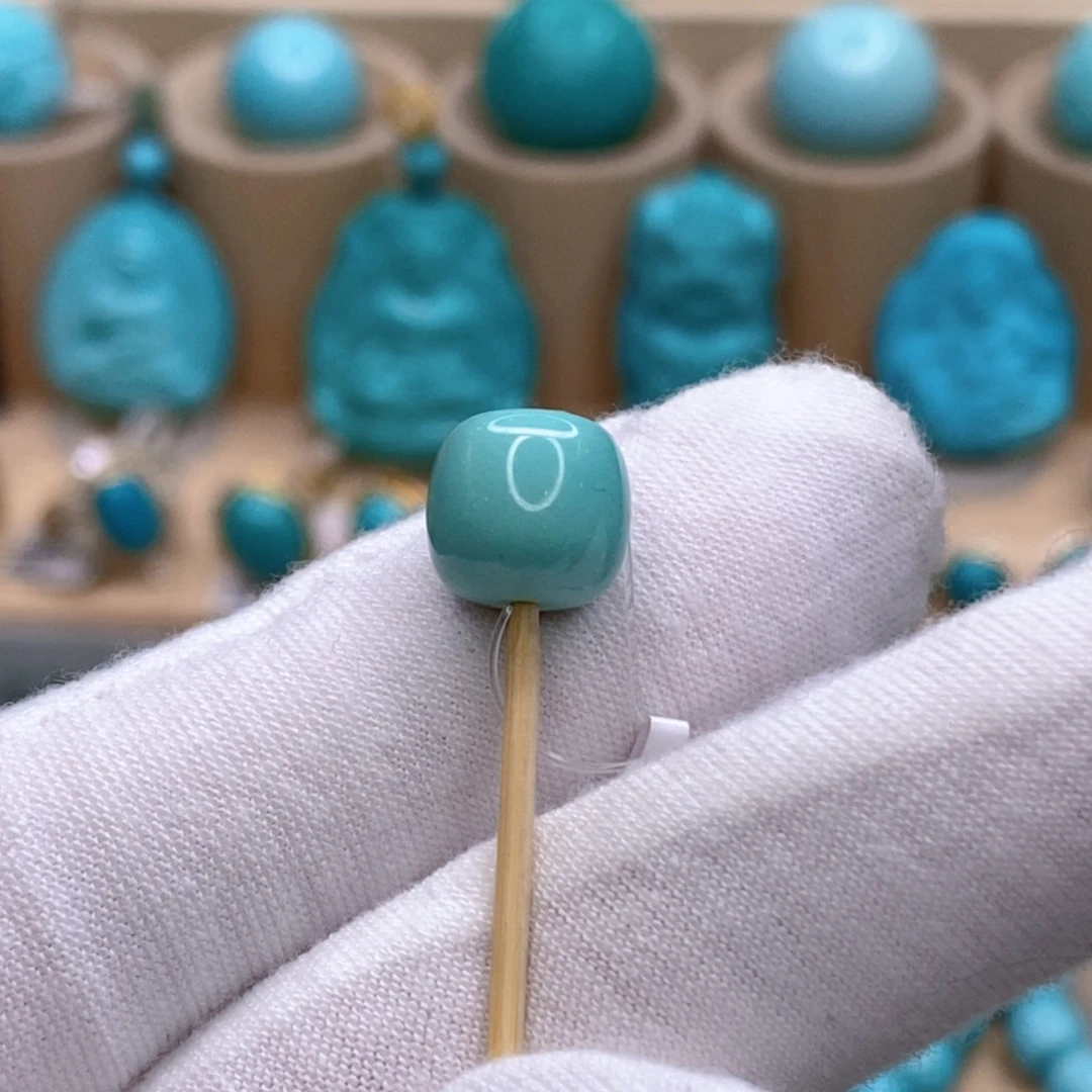 绿松石未镶嵌珠宝奇石9.5mm