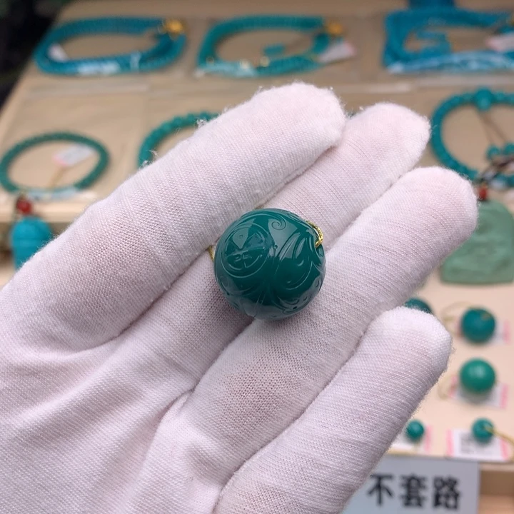 未镶嵌绿松石珠宝奇石20