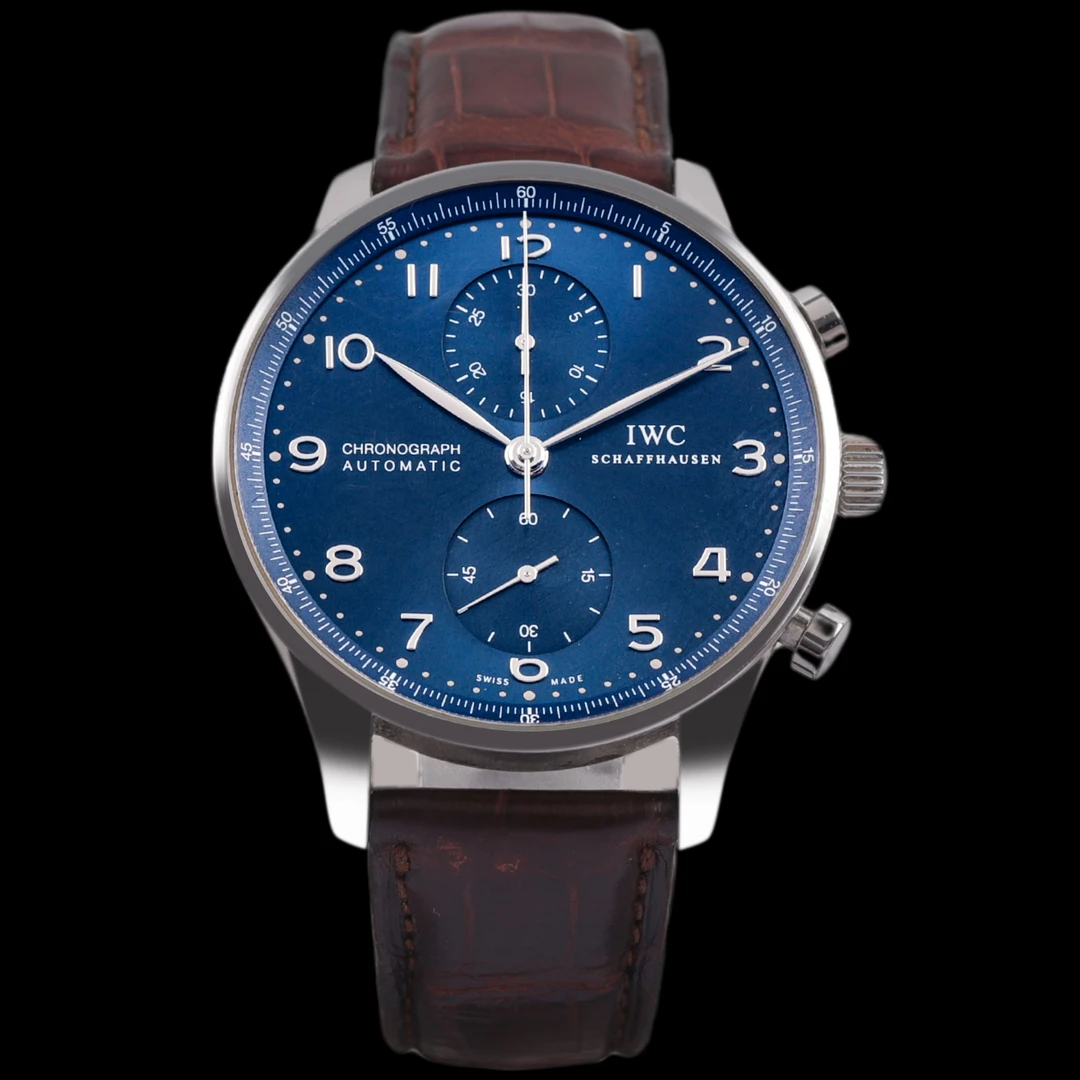 95新 IWC/万国 S/葡萄牙计时IW371491/19年二手单表有票据/40.9mm